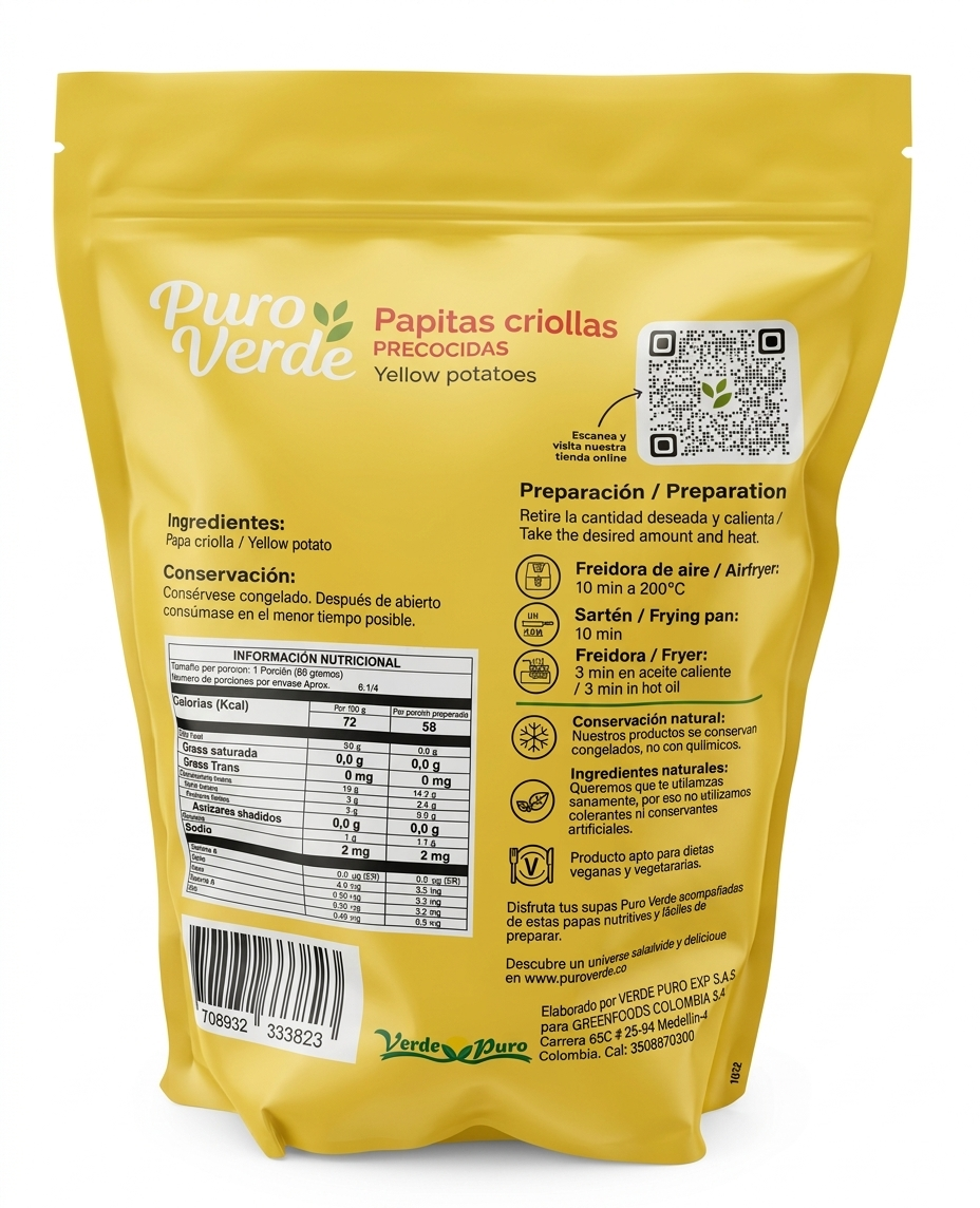 Papitas Criollas precocidas 🥔