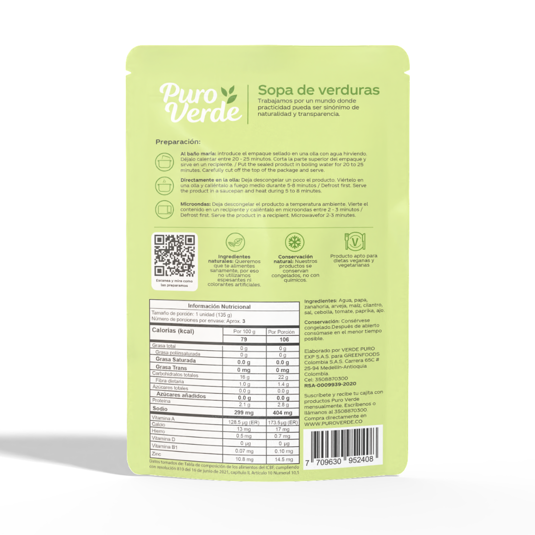 Sopa de Verduras 🌽