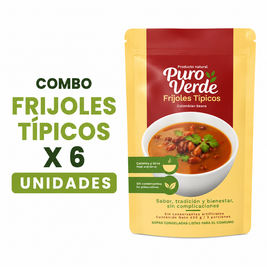 Combo x 6 Frijoles Típicos (Antioqueños)
