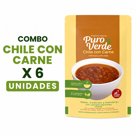 Combo x 6 Chiles con Carne